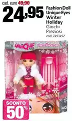 Giochi preziosi - Fashion Doll Unique Eyes Winter Holiday