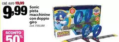 Giro - Sonic Pista Macchinine Con Doppio Giro - Sonic Pista Macchinine Con Doppio