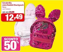 Girabrilla - Mini Rubbit Backpack Girabrilla - Mini Rubbit Backpack