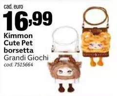 Grandi giochi - Kimmon Cute Pet Borsetta Grandi giochi - Kimmon Cute Pet Borsetta