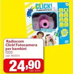 Ods - Radiocom Click! Fotocamera Per Bambini Ods - Radiocom Click! Fotocamera Per Bambini