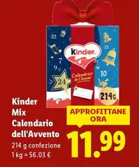 Kinder - Mix Calendario Dell'Avvento Kinder - Mix Calendario Dell'Avvento