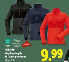 Parkside - Maglione In Pile Da Lavoro Per Donna Parkside - Maglione In Pile Da Lavoro Per Donna