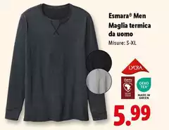 Esmara Men - Maglia Termica Da Uomo Esmara Men - Maglia Termica Da Uomo