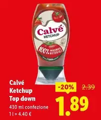 Calvè - Ketchup Top Down Calvè - Ketchup Top Down