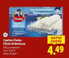 Capitan Findus - Filetti Di Merluzzo Capitan Findus - Filetti Di Merluzzo