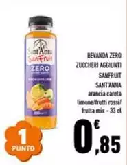 Sant'anna - Bevanda Zero Zuccheri Aggiunti Sanfruit Sant'anna - Bevanda Zero Zuccheri Aggiunti Sanfruit