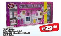 Bella - Casa Delle Bambole Con Luci E 3 Bambole Incluse Bella - Casa Delle Bambole Con Luci E 3 Bambole Incluse