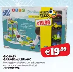 Giocheria - Gio Baby Garage Multipiano