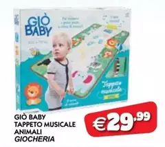 Giocheria - Gio Baby Tappetino Musicale Animali Giocheria - Gio Baby Tappetino Musicale Animali