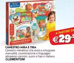 Clementoni - Canestro Mira E Tira Clementoni - Canestro Mira E Tira