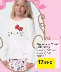 Pigiama In Coral Hello Kitty