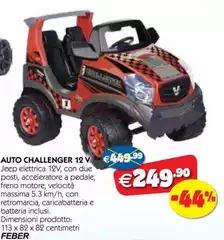 Feber - Auto Challenger 12 V Feber - Auto Challenger 12 V