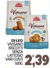 Di Leo - Vivisano Biscotti Senza Lattosio