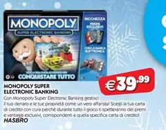 Hasbro - Monopoly Super Electronic Banking