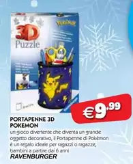 Pokémon - Portapenne 3d