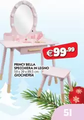 Bella - Prince Specchiera In Legno Bella - Prince Specchiera In Legno