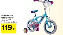 Huffy - Bicicletta Con Rotelle Frozen Huffy - Bicicletta Con Rotelle Frozen