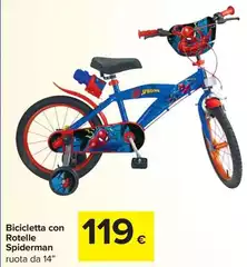 Huffy - Bicicletta Con Rotelle Spiderman Huffy - Bicicletta Con Rotelle Spiderman