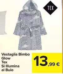 Tex - Vestaglia Bimbo Glow Si Illumina Al Buio Tex - Vestaglia Bimbo Glow Si Illumina Al Buio