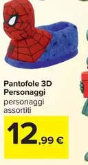 Pantofole 3D Personaggi