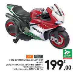Globo - Moto Ducati Panigale Elettrica Globo - Moto Ducati Panigale Elettrica