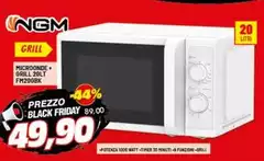 Ngm - Microonde + Grill 20Lt FM20GBK