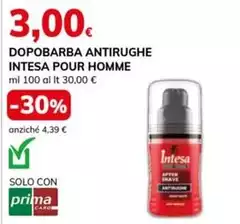 Intesa - Dopobarba Antirughe Pour Homme Intesa - Dopobarba Antirughe Pour Homme