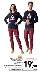 Cotonella - Pigiama Natalio Uomo O Donna