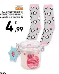 Calze Natalizie In Confezione Regalo Calze Natalizie In Confezione Regalo