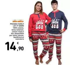 Snow - Pigiama Family Letti Snow - Pigiama Family Letti