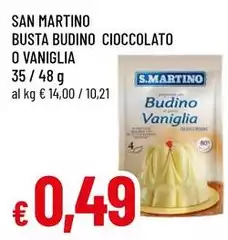San Martino - Busta Budino Cioccolato O Vaniglia