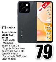 ZTE - Smartphone Blade A55 4+128
