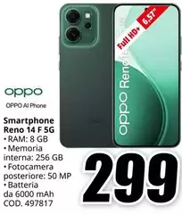 Oppo - Smartphone Reno 14 F 5G
