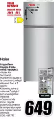 Haier - Frigorifero Doppia Porta Href73rdmmix