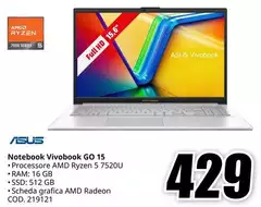 Asus - Notebook Vivobook Go 15 Asus - Notebook Vivobook Go 15