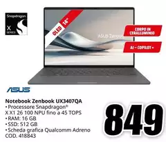 Asus - Notebook Zenbook UX3407QA Asus - Notebook Zenbook UX3407QA