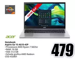 Acer - Notebook Aspire Go 15 AG15-42P Acer - Notebook Aspire Go 15 AG15-42P