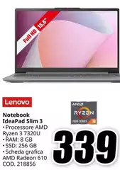 Lenovo - Notebook Ideapad Slim 3 Lenovo - Notebook Ideapad Slim 3
