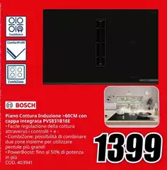 Bosch - Piano Cottura Induzione >60cm Con Cappa Integrata PSV583161E