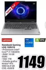 Lenovo - Notebook Gaming LQQ 15IRX10 Lenovo - Notebook Gaming LQQ 15IRX10