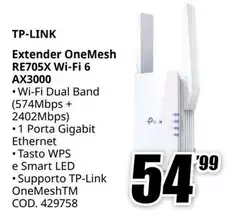 Tp Link - Extender Onemesh Re705x Wi-fi 6 Ax3000 Tp Link - Extender Onemesh Re705x Wi-fi 6 Ax3000