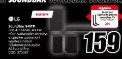 LG - Soundbar S40TR