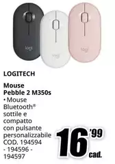 Logitech - Mouse Pebble 2 M350s Logitech - Mouse Pebble 2 M350s
