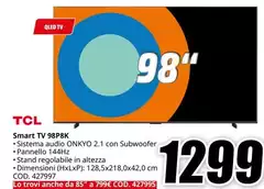 TCL - Smart Tv 98P8K TCL - Smart Tv 98P8K