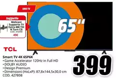TCL - Smart TV 4K 65P6K TCL - Smart TV 4K 65P6K