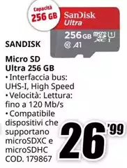 Sandisk - Micro Sd Ultra 256 Gb Sandisk - Micro Sd Ultra 256 Gb