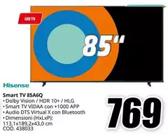 Hisense - Smart Tv 85A60 Hisense - Smart Tv 85A60
