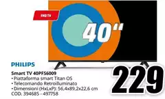 Philips - Smart TV 40PFS6009 Philips - Smart TV 40PFS6009