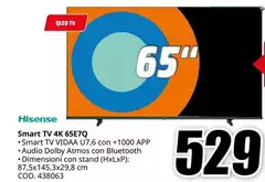 Hisense - Smart Tv 4k 65e7q Hisense - Smart Tv 4k 65e7q